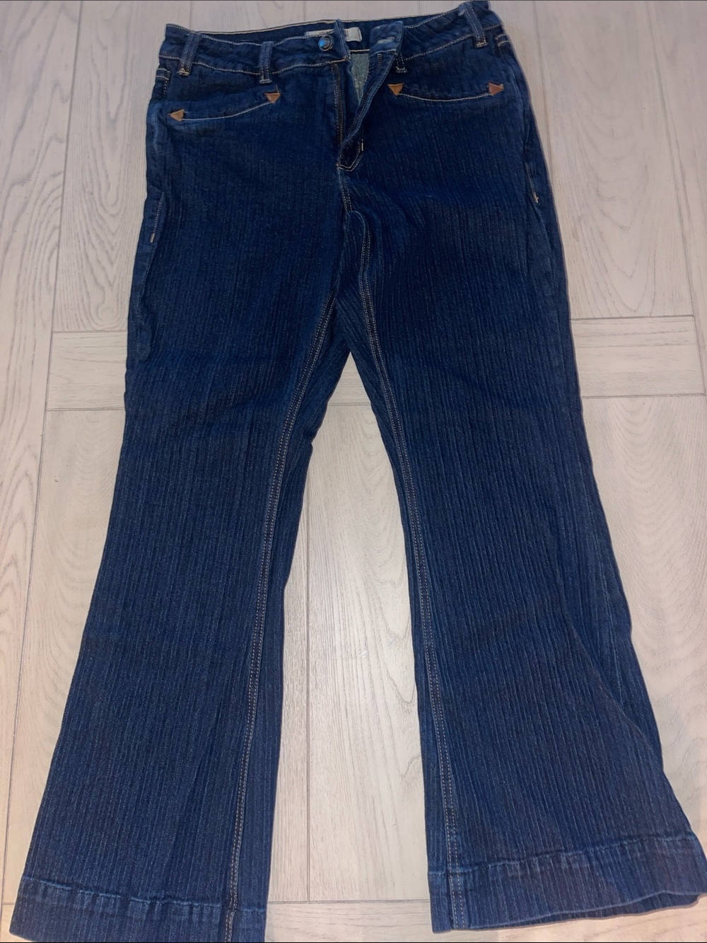 Rock & Roll Women's Dark Indigo Wide-Leg Jeans
